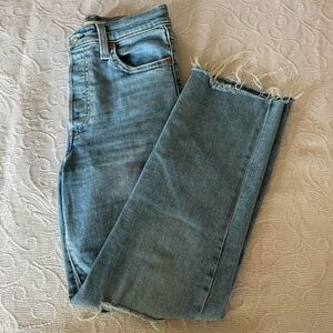 Levi’s rib cage straight ankle jeans